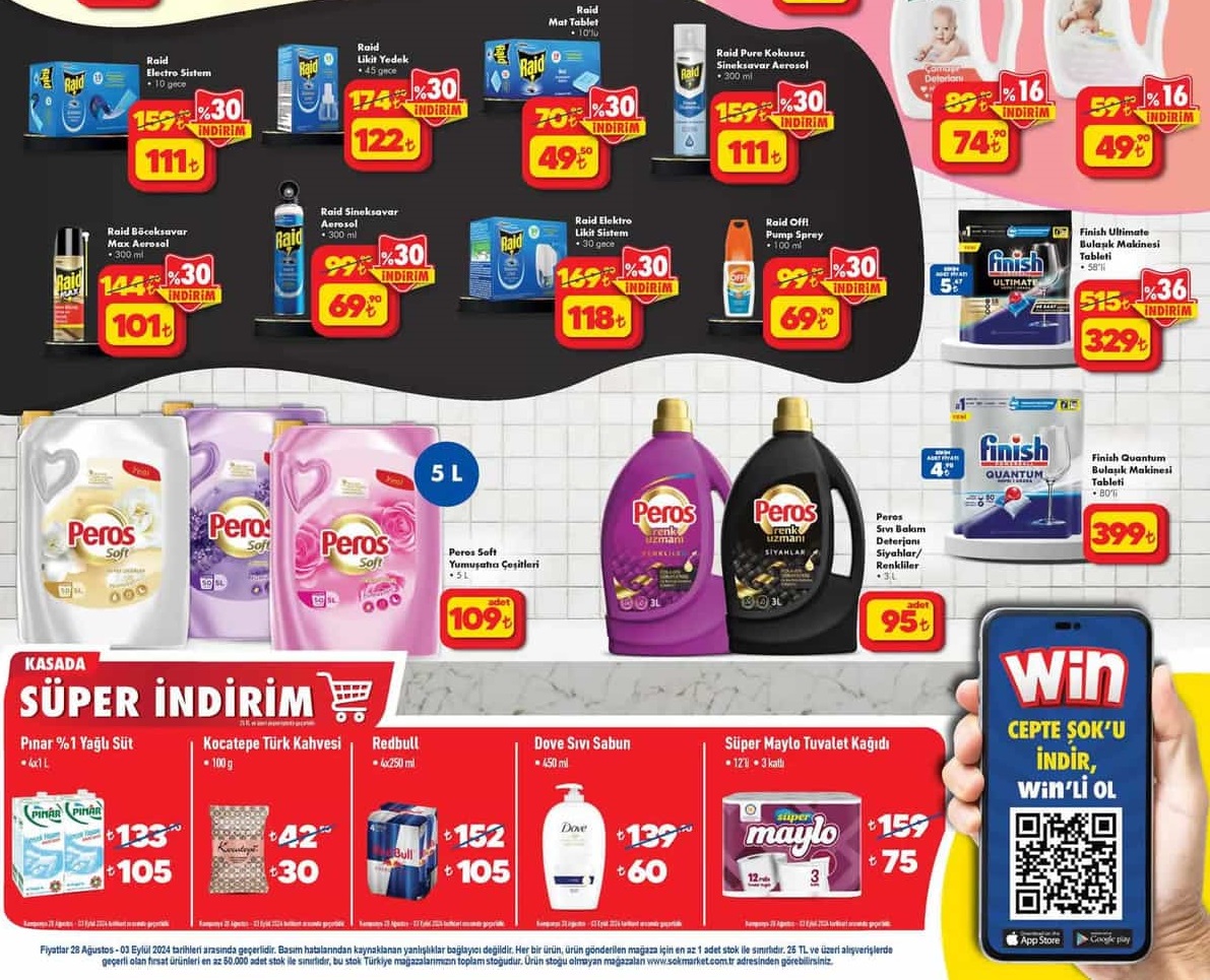 Şok Market   28 Ağustos  4 Eylül 2024 Aktüel İndirimli Ürünler Kataloğu
