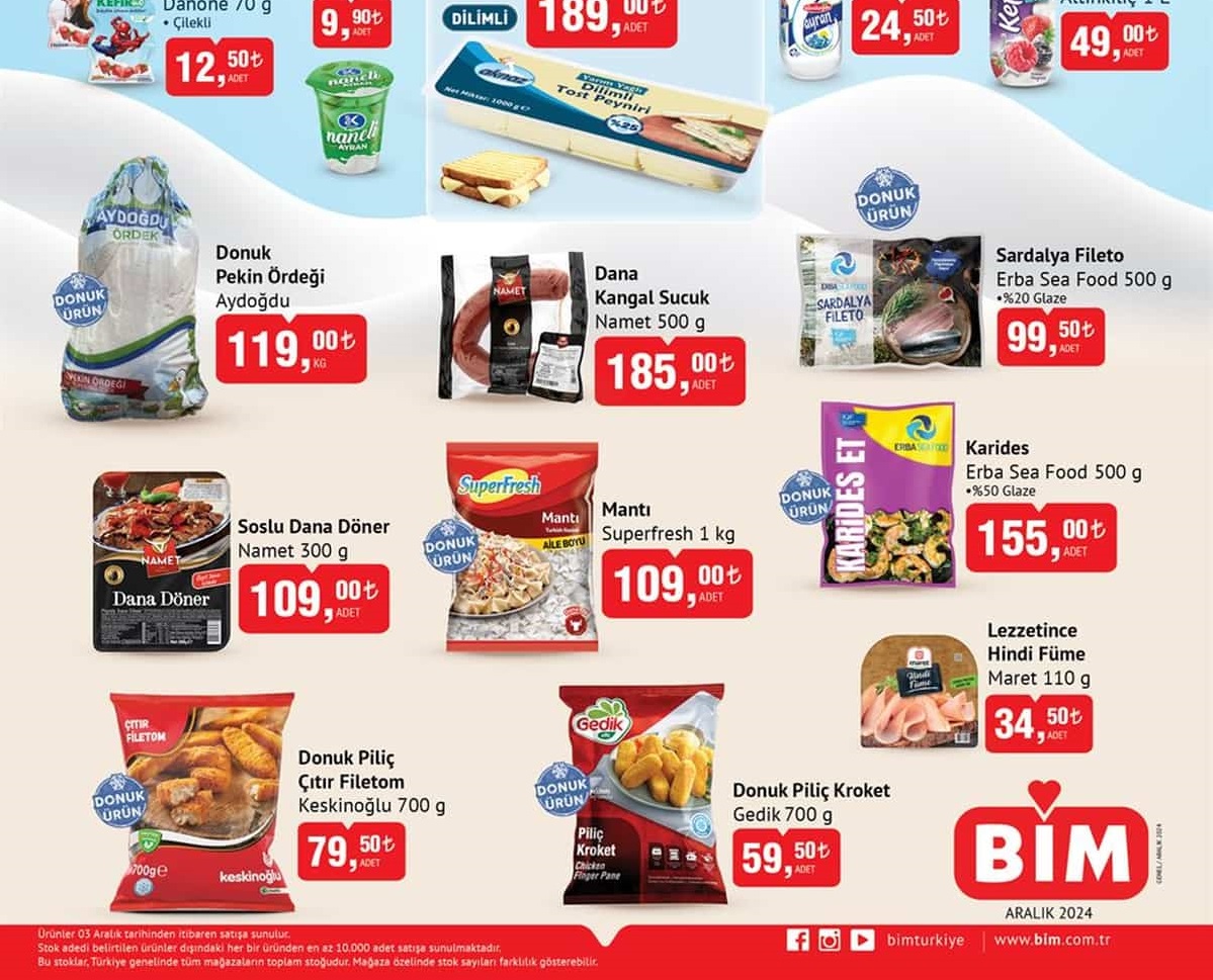 Bim Market 3 – 10 Aralık 2024 Aktüel İndirimli Ürünler Kataloğu