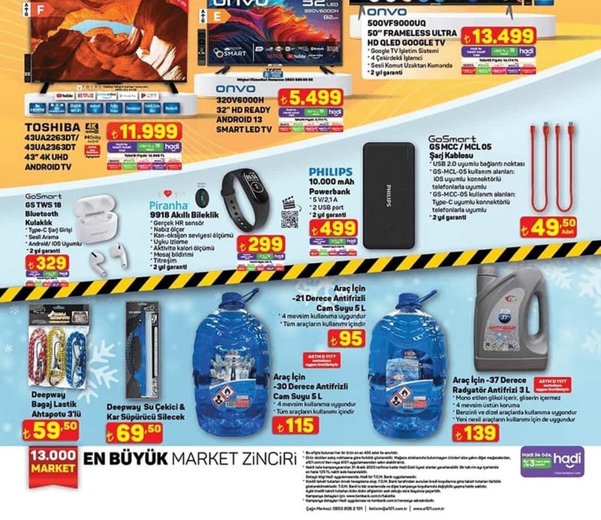 A101 Market 13 – 20  Şubat 2025  Aktüel İndirimli Ürünler Kataloğu