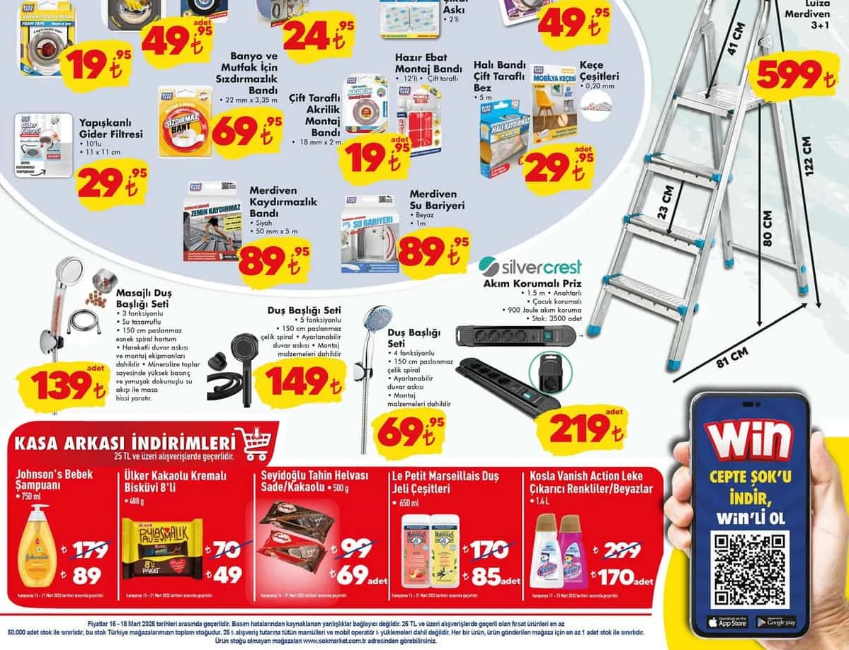 Şok Market 22 Mart 2025 Aktüel İndirimli Ürünler Kataloğu