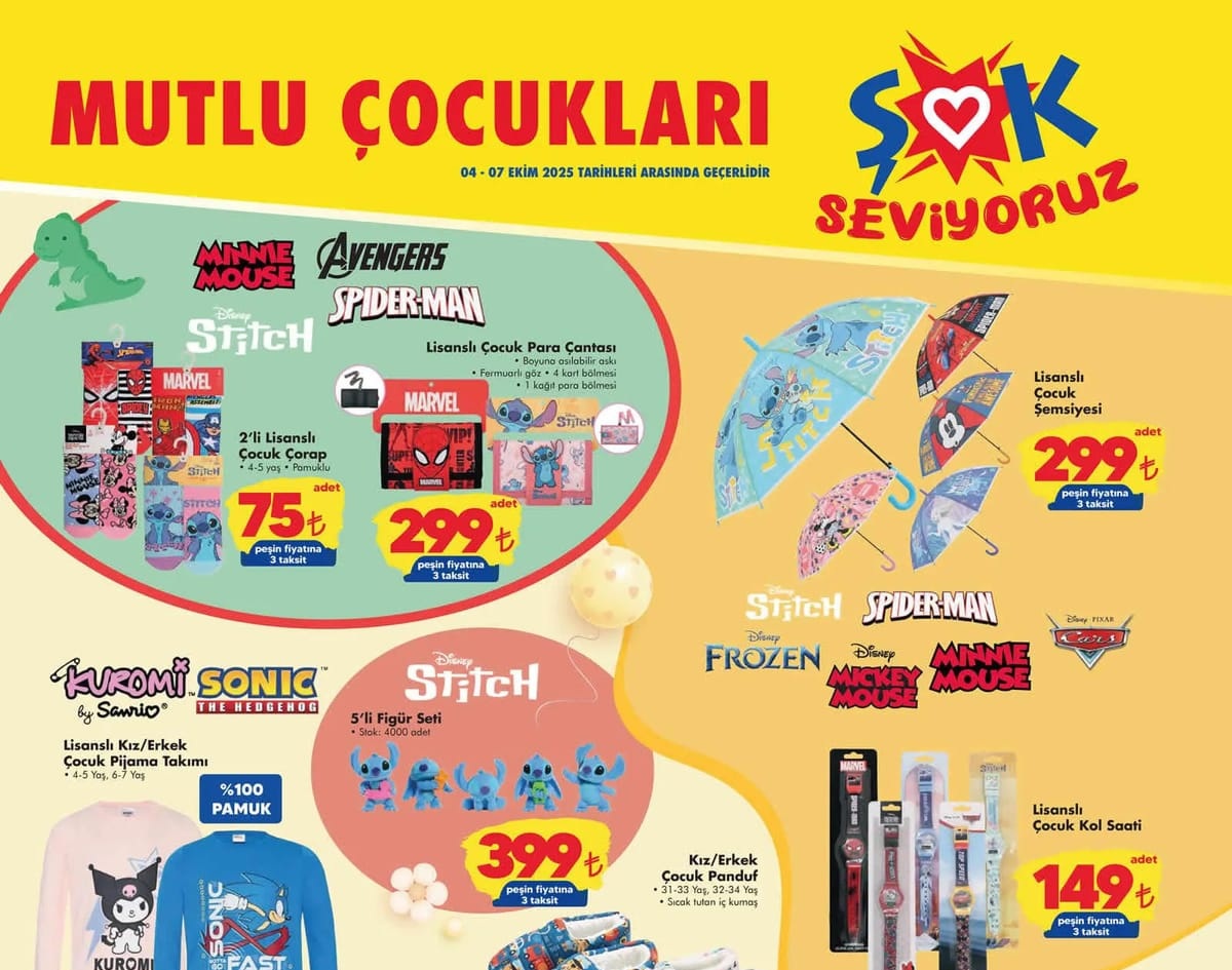 Şok Market 11 Ekim  2025 Aktüel İndirimli Ürünler Kataloğu