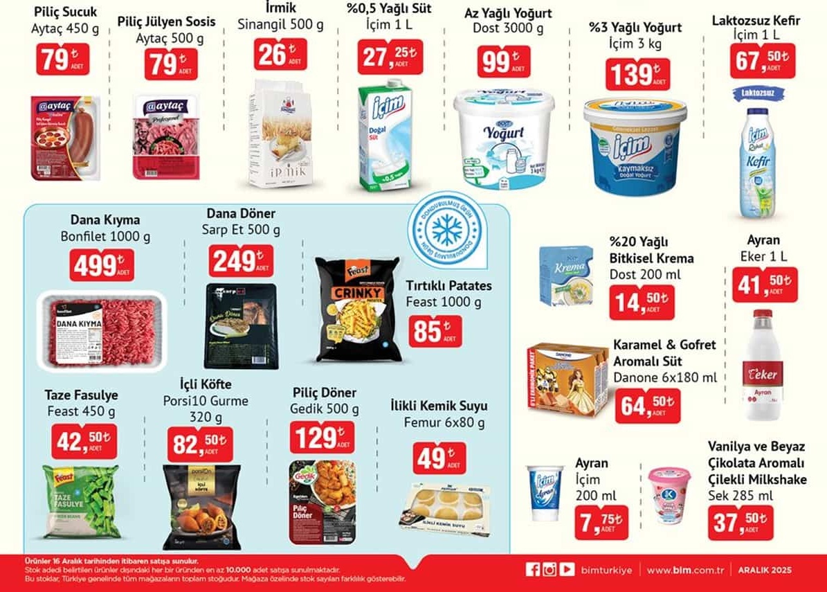 Bim Market 23 Aralık 2025 Aktüel İndirimli Ürünler Kataloğu