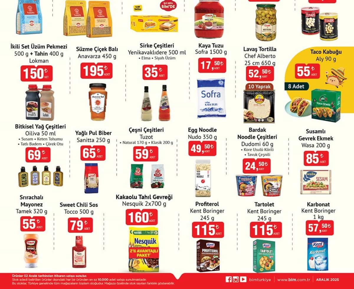 Bim Market 9 Aralık 2025 Aktüel İndirimli Ürünler Kataloğu