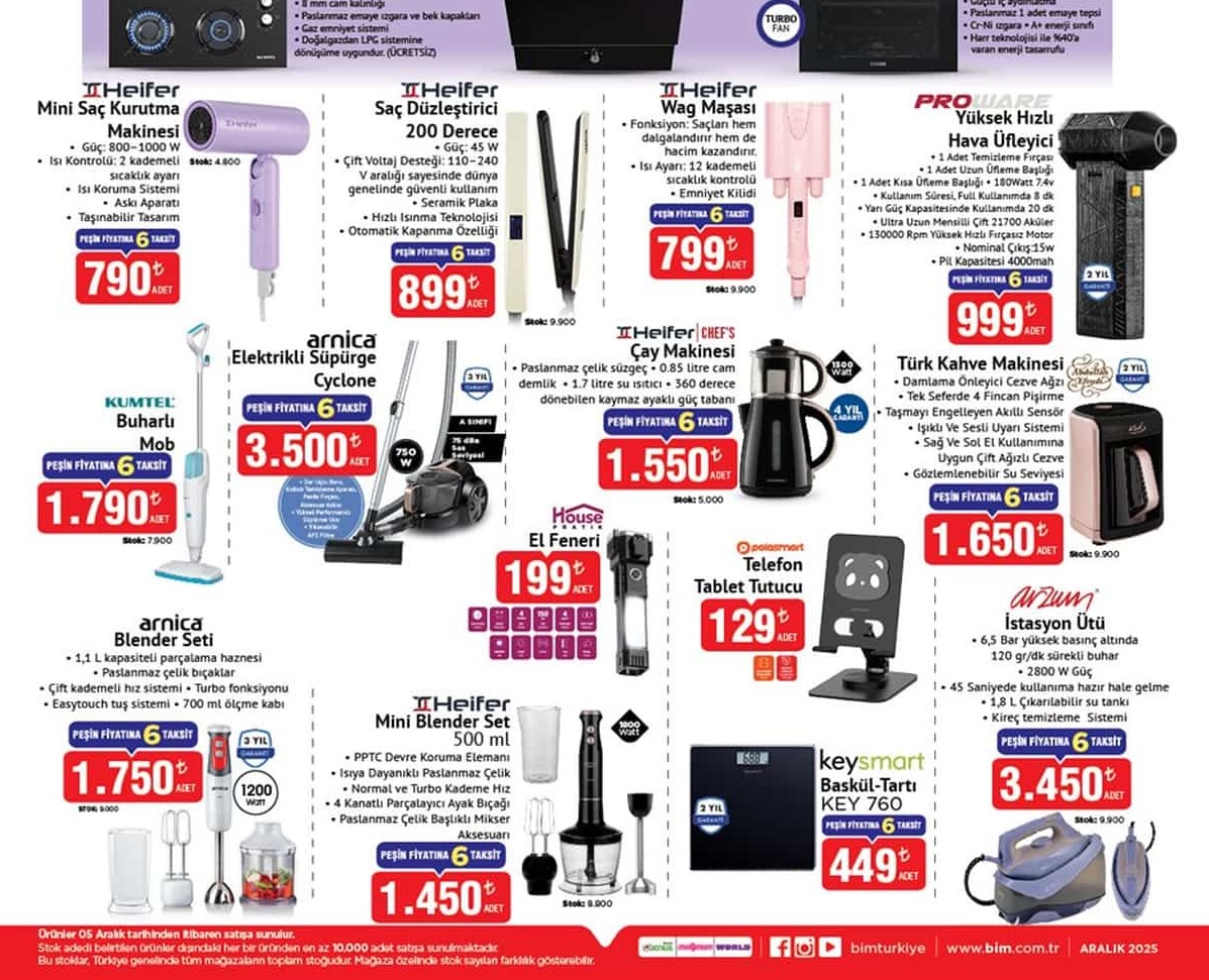 Bim Market 12 Aralık 2025 Aktüel İndirimli Ürünler Kataloğu