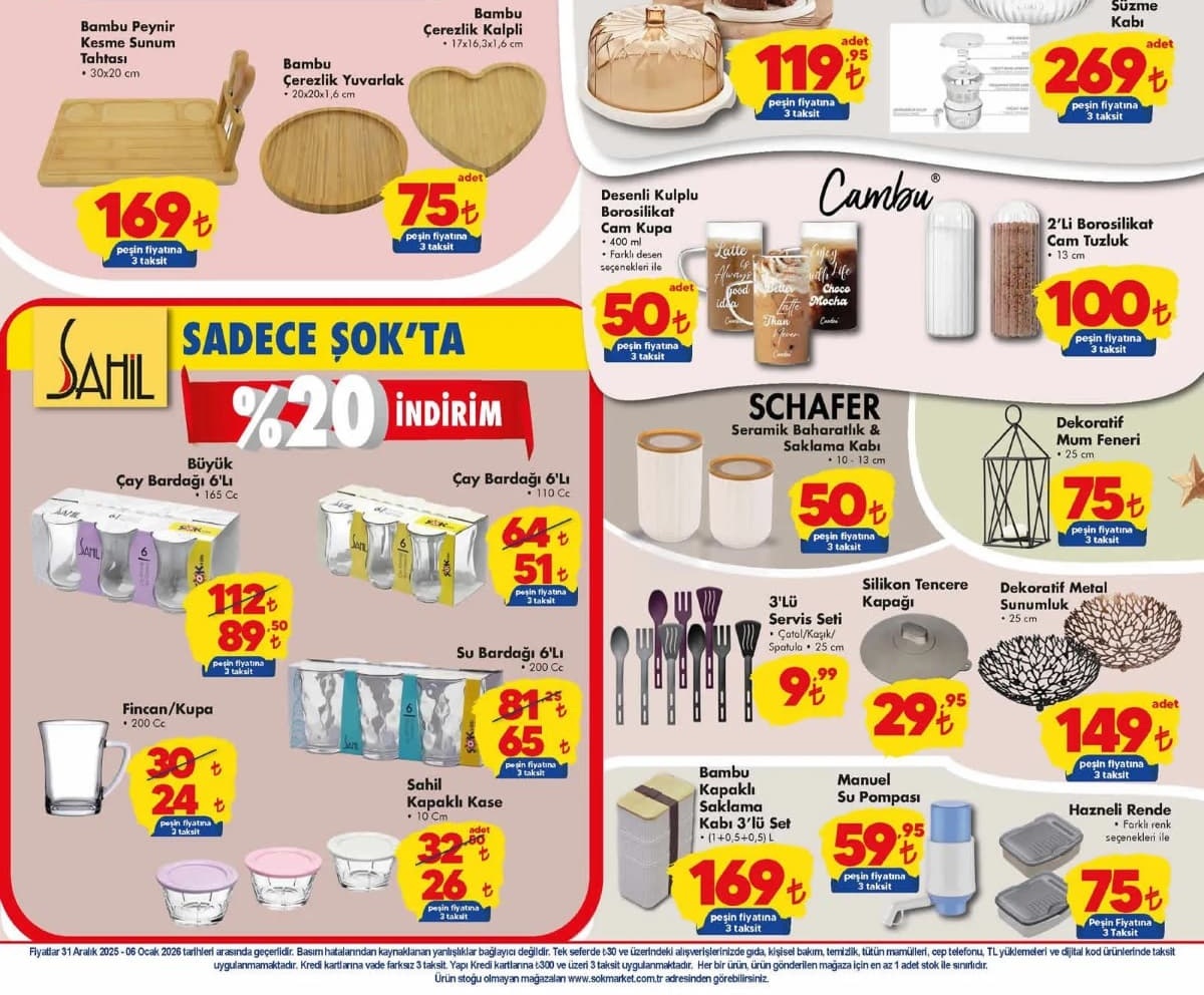 ŞOK Market 7 Ocak 2026 Aktüel İndirimli Ürünler Kataloğu