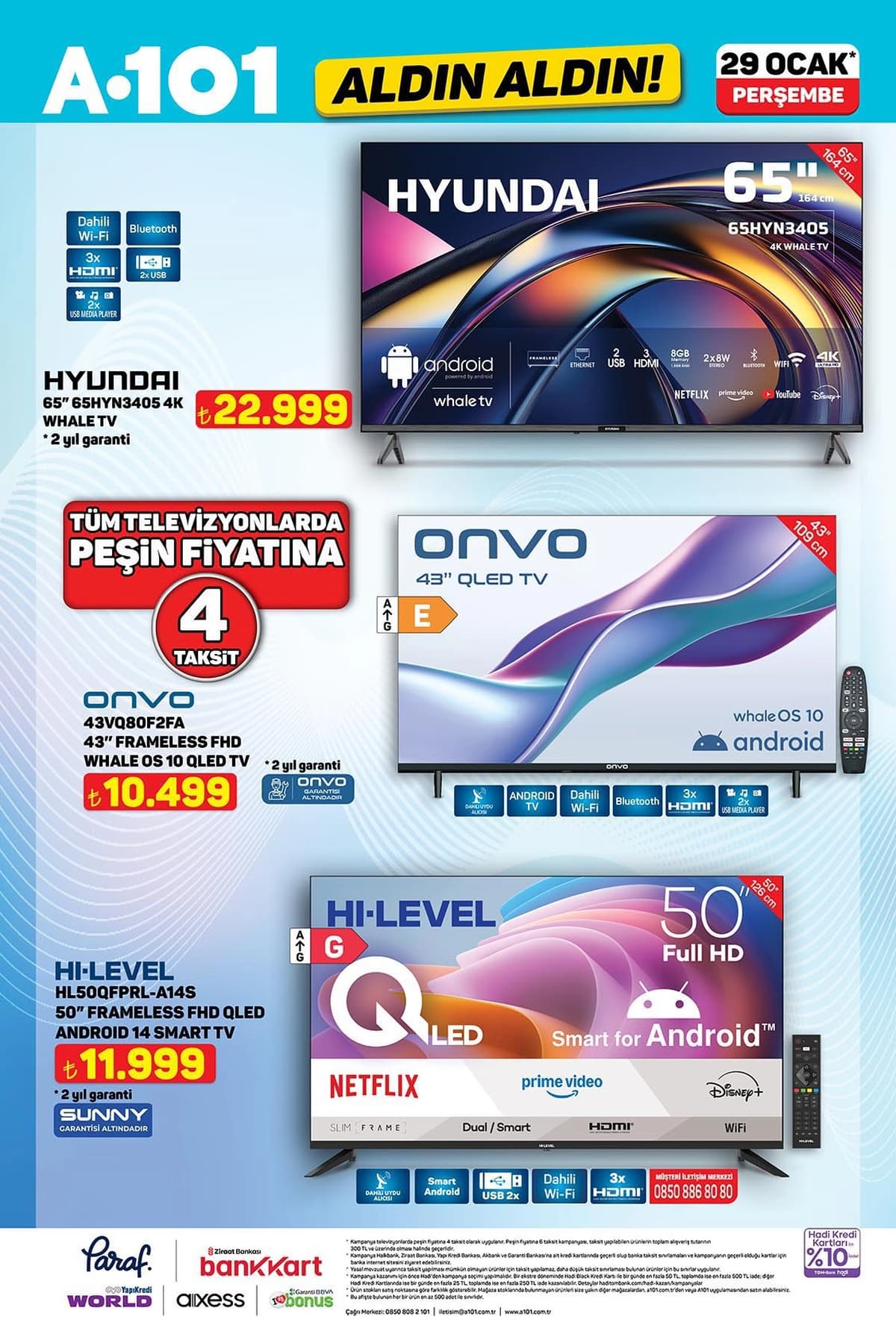 A101 Market 29 Ocak – 5 Şubat 2026  Aktüel İndirimli Ürünler Kataloğu