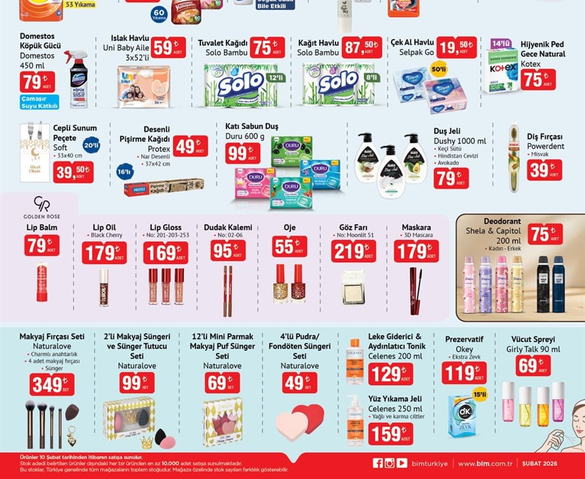 Bim Market 17 Şubat 2026 Aktüel İndirimli Ürünler Kataloğu