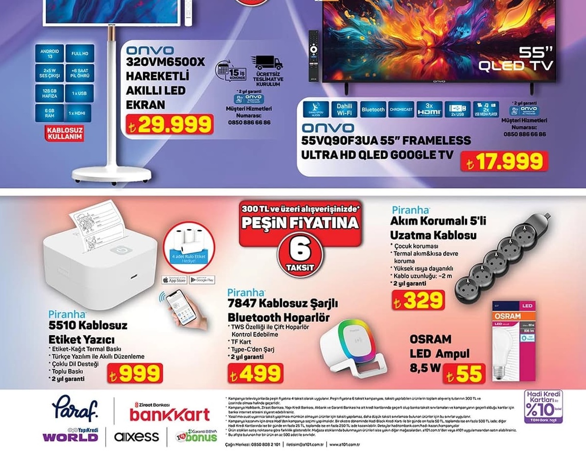 A101 Market 19 Şubat 2026  Aktüel İndirimli Ürünler Kataloğu