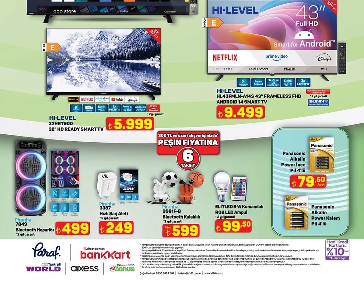 A101 Market 26 Şubat 2026  Aktüel İndirimli Ürünler Kataloğu