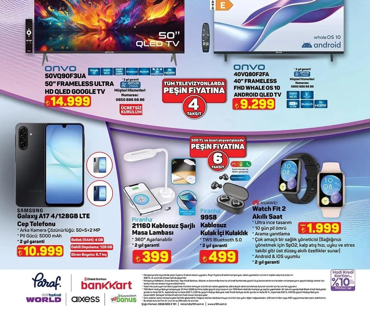 A101 Market 19 – 26  Mart 2026  Aktüel İndirimli Ürünler Kataloğu