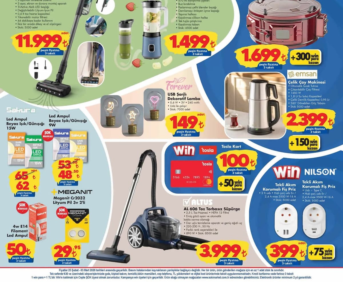ŞOK Market 4 Mart 2026 Aktüel İndirimli Ürünler Kataloğu