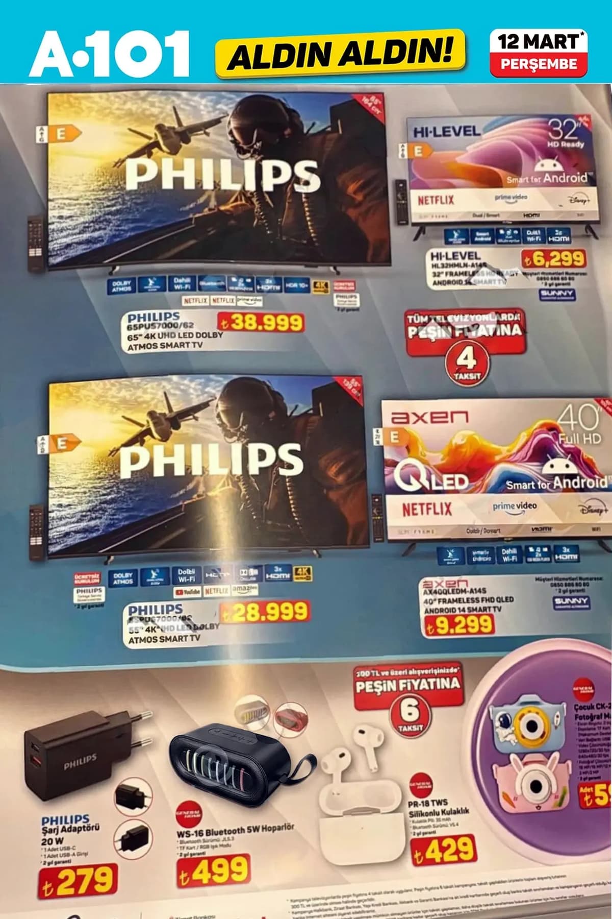 A101 Market 12 – 19  Mart 2026  Aktüel İndirimli Ürünler Kataloğu