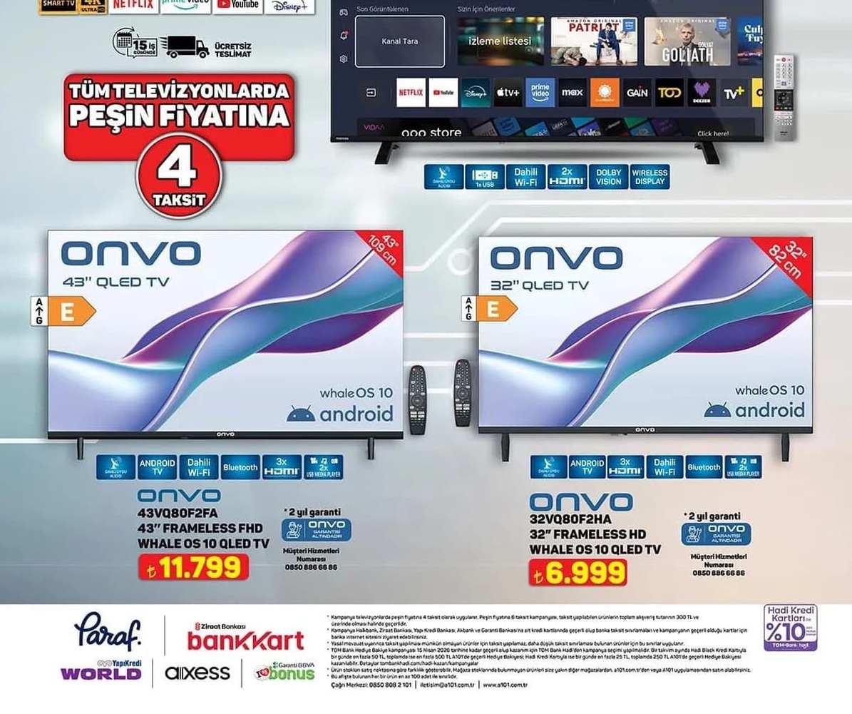 A101 Market 8 – 16 Nisan 2026  Aktüel İndirimli Ürünler Kataloğu