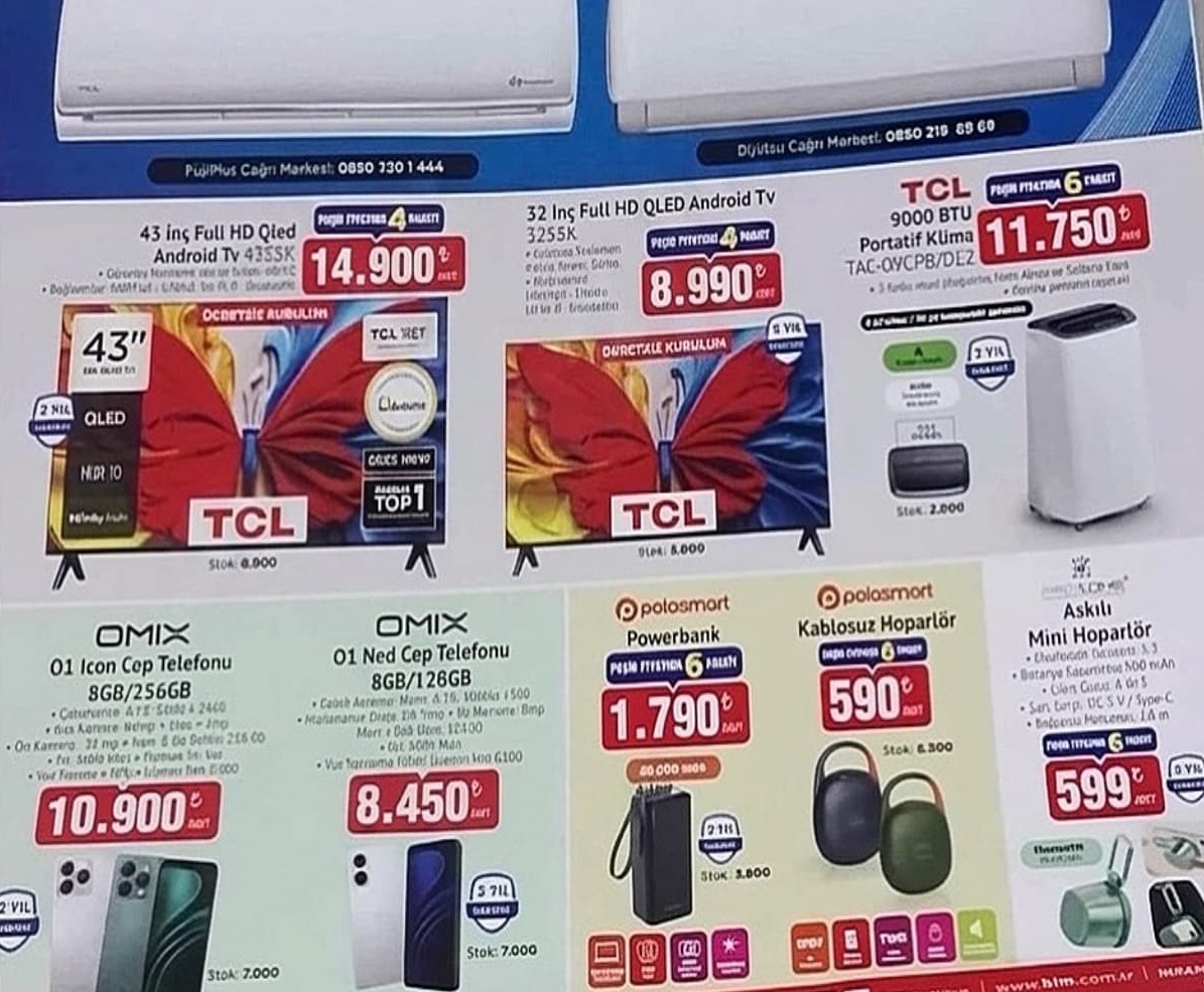 Bim Market 1 Mayıs  2026 Aktüel İndirimli Ürünler Kataloğu