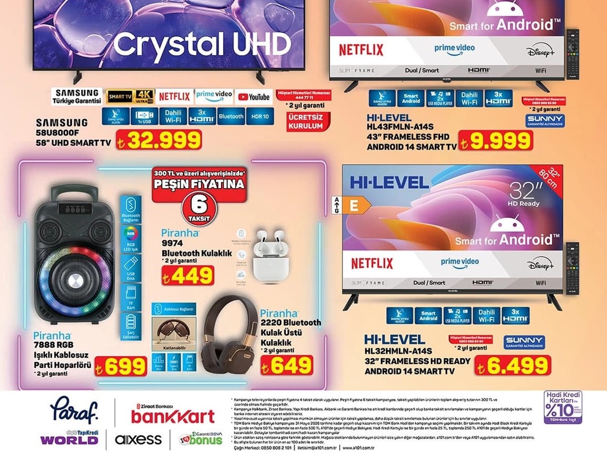 A101 Market 7 MAYIS 2026  Aktüel İndirimli Ürünler Kataloğu