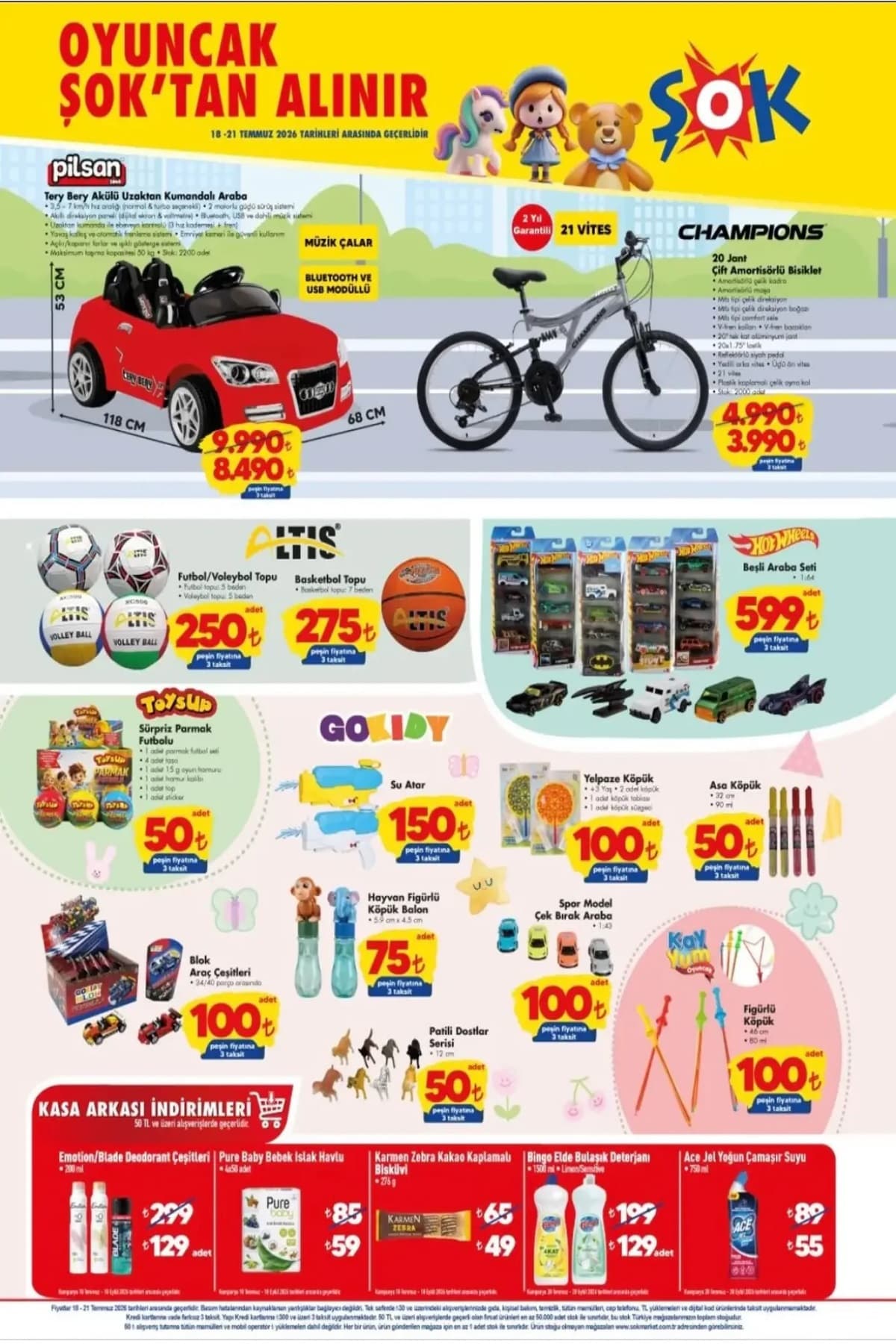 Şok Market 25 TEMMUZ  2026 Aktüel İndirimli Ürünler Kataloğu