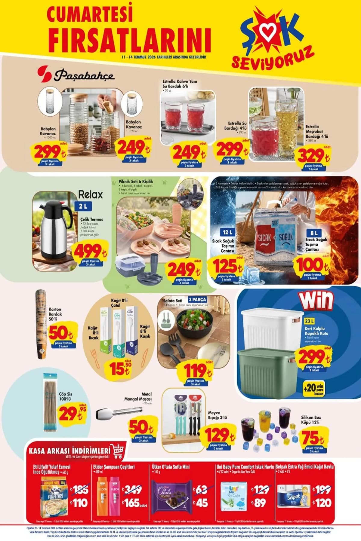 Şok Market 18 TEMMUZ  2026 Aktüel İndirimli Ürünler Kataloğu