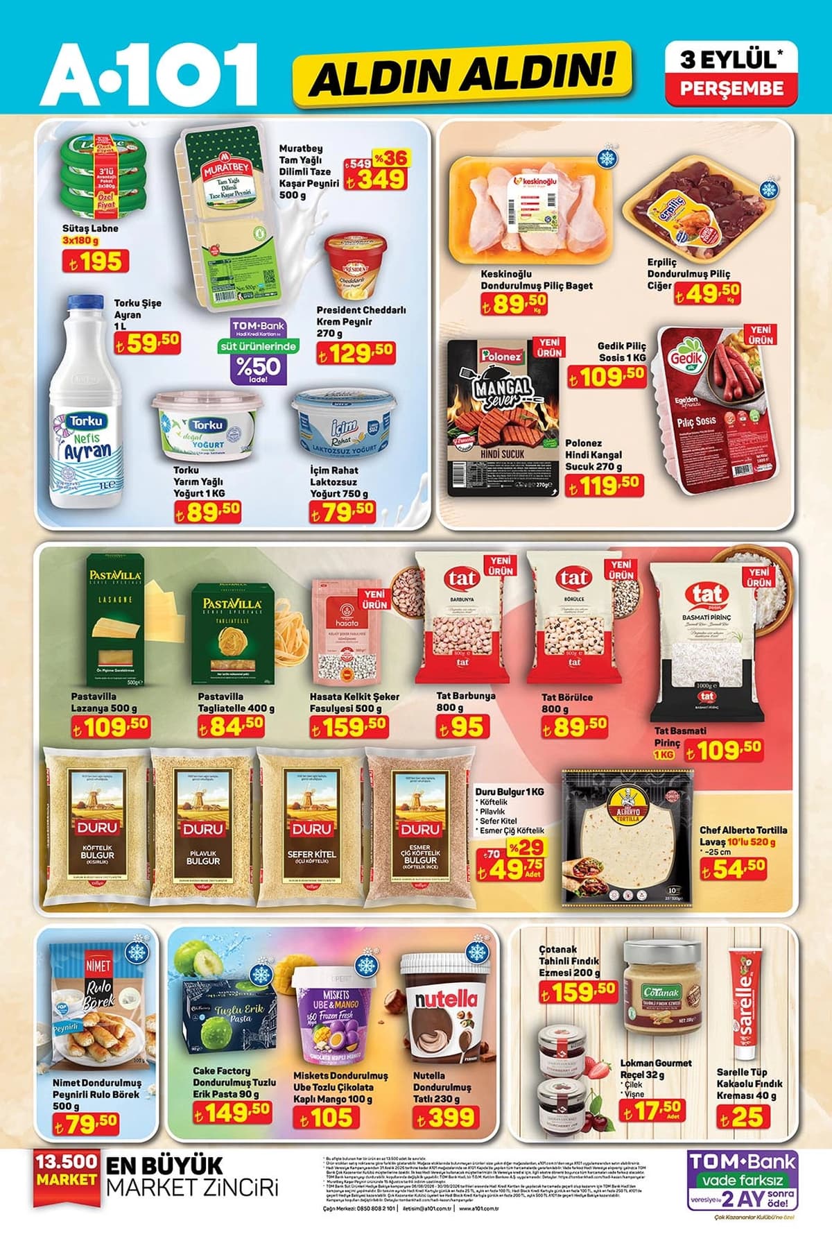 A101 Market 10 EYLÜL 2026  Aktüel İndirimli Ürünler Kataloğu