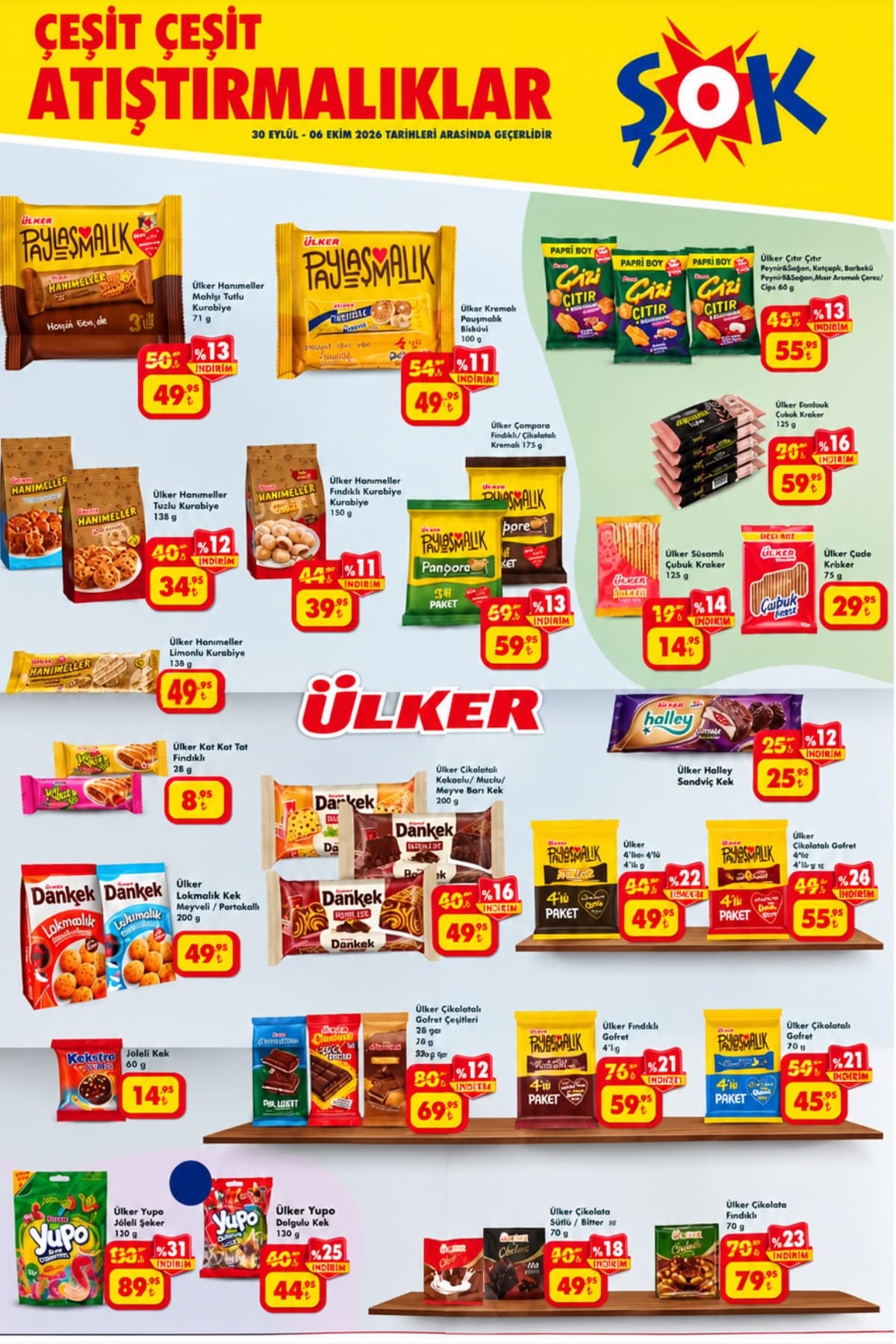 Şok Market 30 EYLÜL –  7 EKİM  2026 Aktüel İndirimli Ürünler Kataloğu