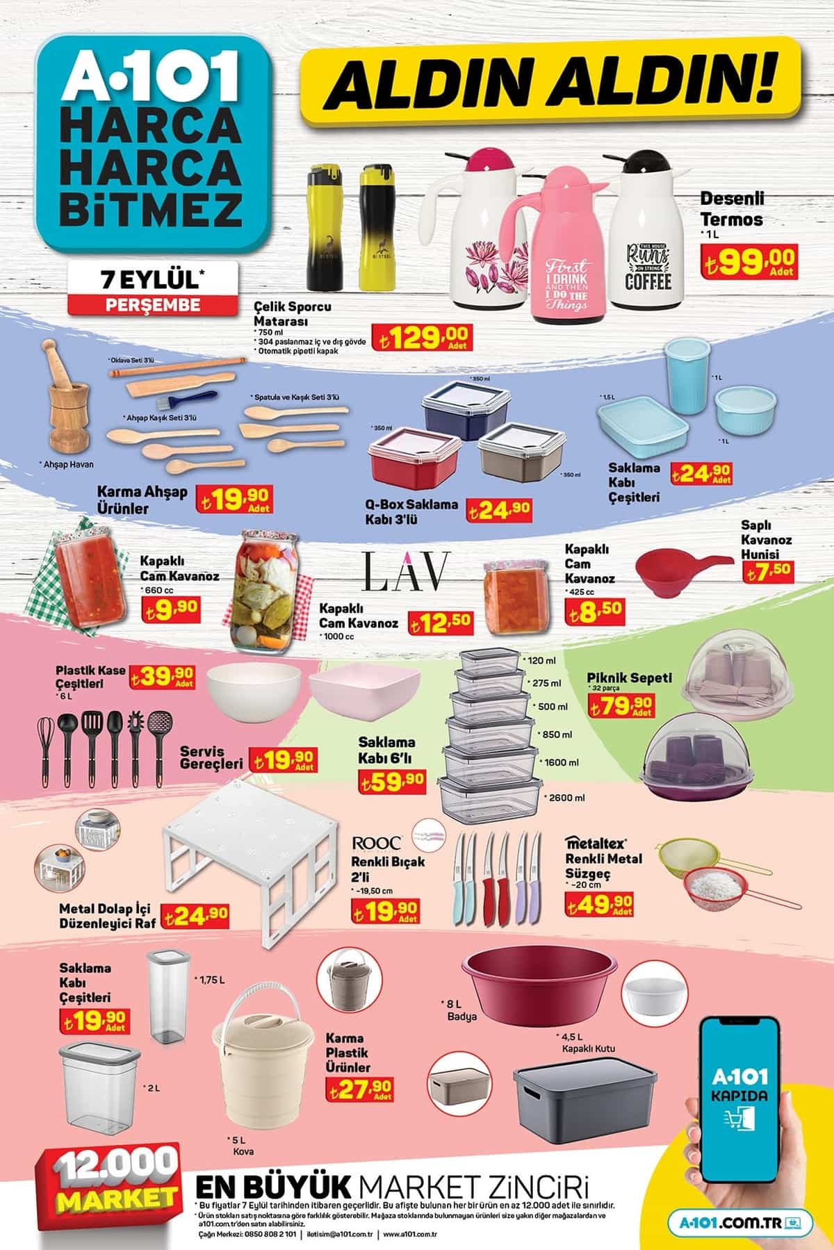A101 Market 8 EKİM 2026  Aktüel İndirimli Ürünler Kataloğu