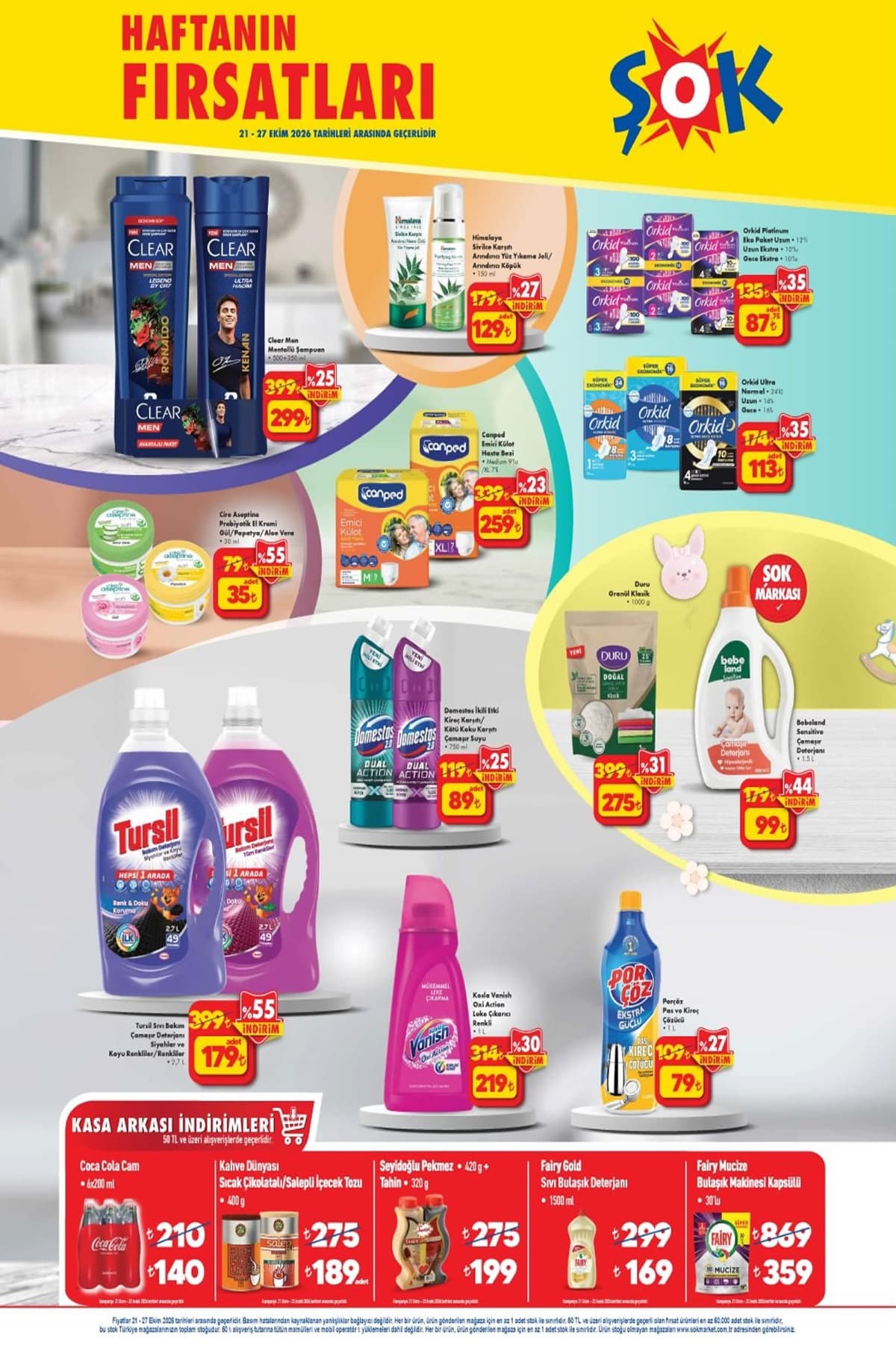Şok Market 21 – 28 EKİM  2026 Aktüel İndirimli Ürünler Kataloğu