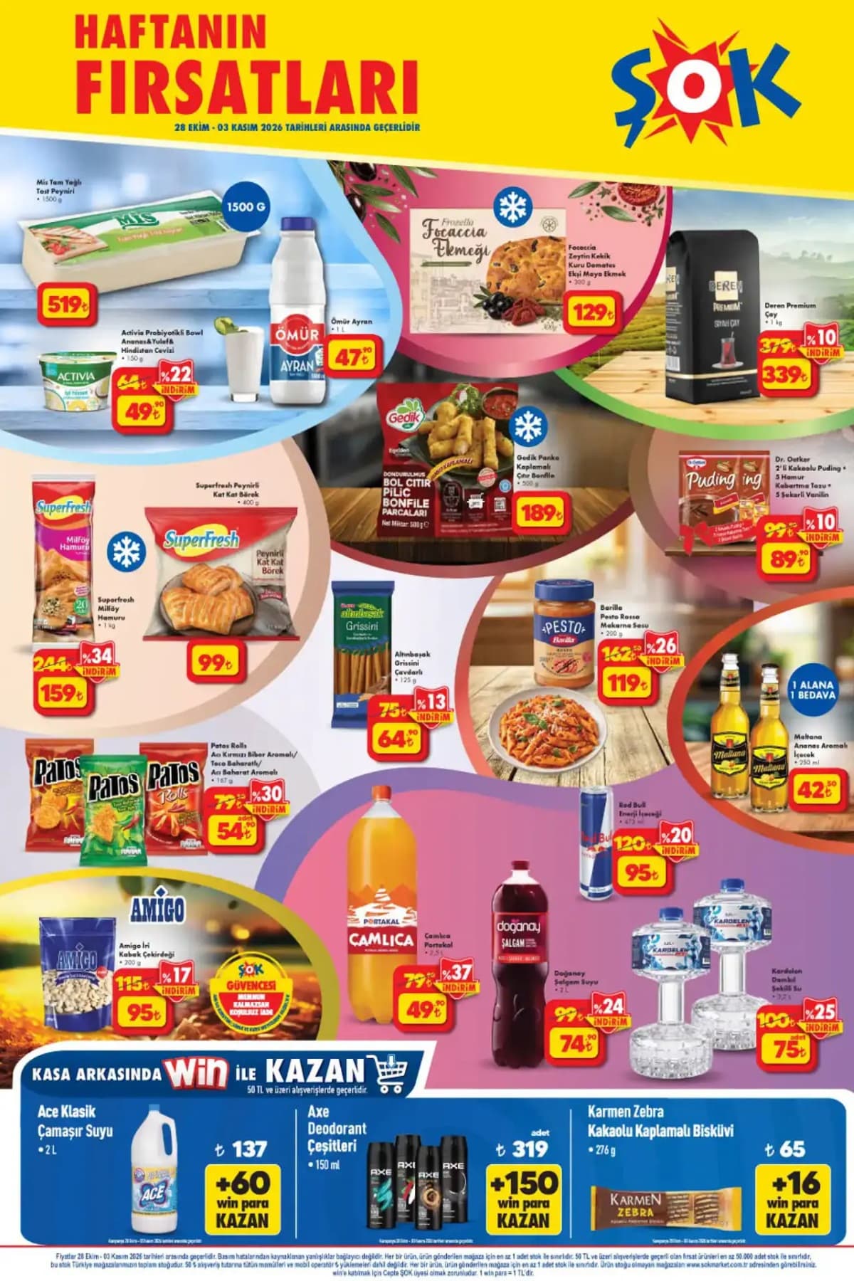 Şok Market 28 EKİM – 4 KASIM 2026 Aktüel İndirimli Ürünler Kataloğu